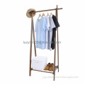 Wooden Coat Stand Clothes Hanging Garment Rack with Storage Shelf Hallway Organiser